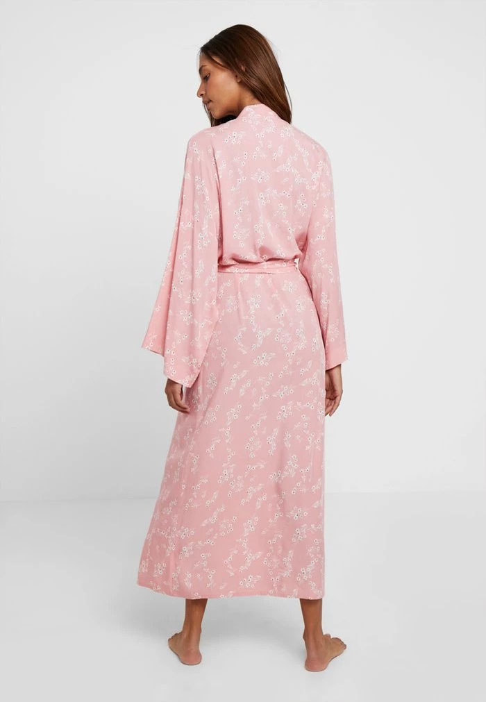 Vêtement De Nuit ANNA FIELD Anna Field Lisha Long Printed Robe Rose Femme | PFS-8506106